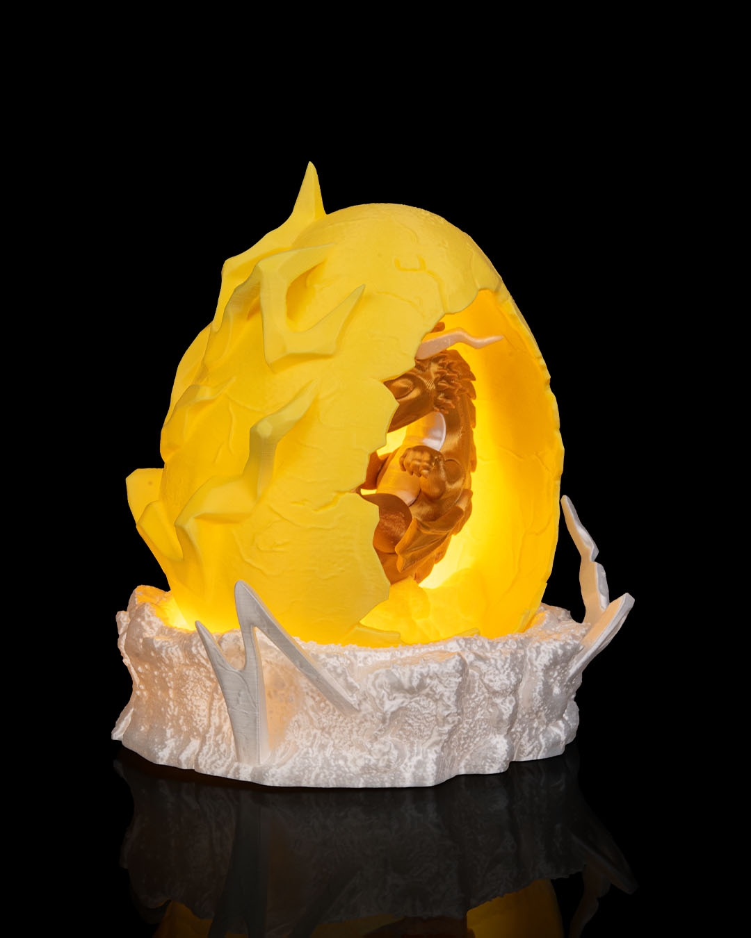 Thunder Bringer Table Lamp - 3D Printed Dragon Collectible - Image 2