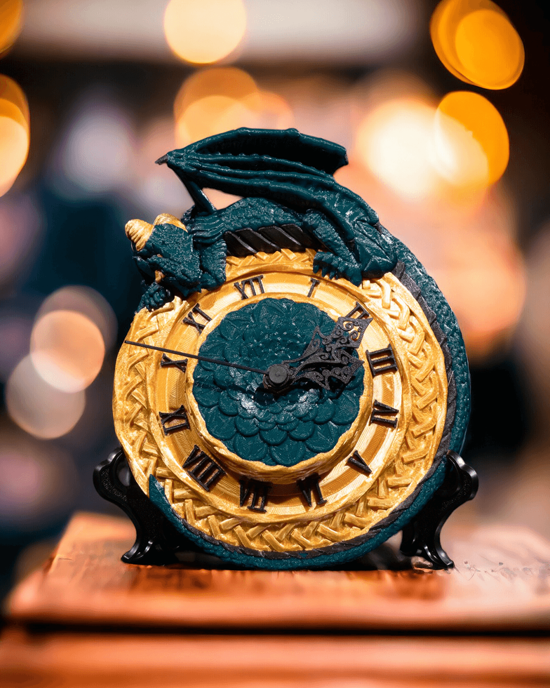 Time Keeper Wall Clock - 3D Printed Dragon Collectible - Image 4