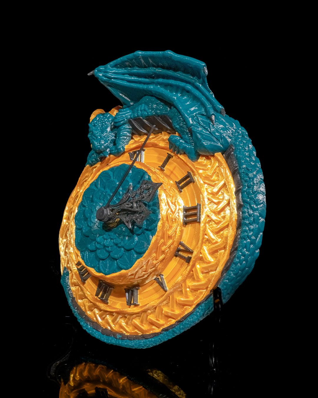 Time Keeper Wall Clock - 3D Printed Dragon Collectible - Image 5