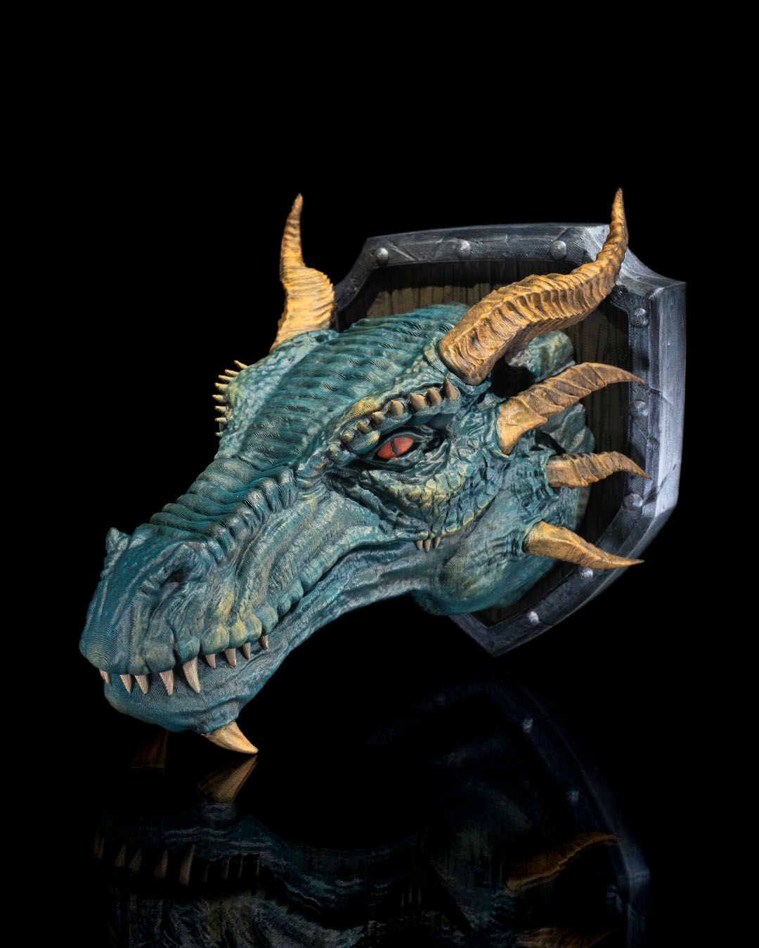 Western Dragon Trophy - 3D Printed Dragon Collectible - Image 3