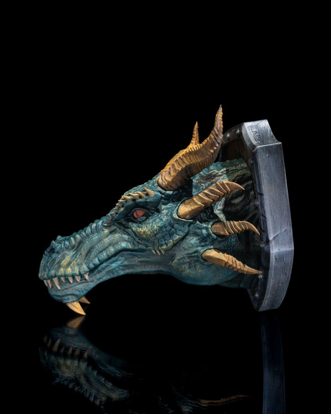 Western Dragon Trophy - 3D Printed Dragon Collectible - Image 4
