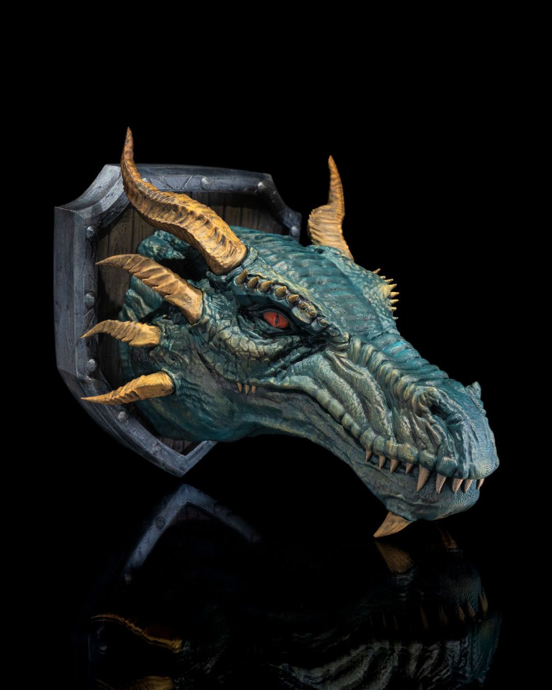 Western Dragon Trophy - 3D Printed Dragon Collectible